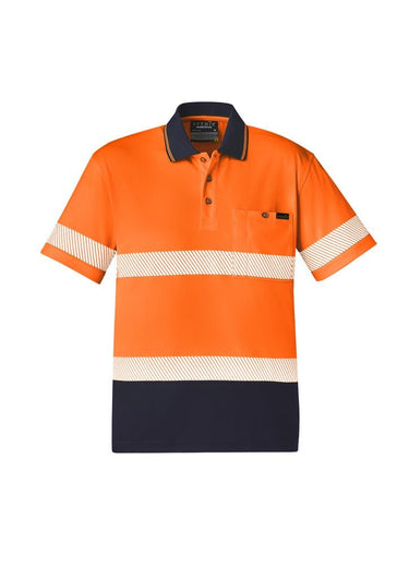 Syzmik Unisex Hi Vis Segmented S/S Polo - Kiwi Workgear